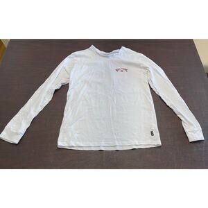 Billabong Adventure Division‎ Long Sleeve Graphic T-Shirt XS White Mountain Back